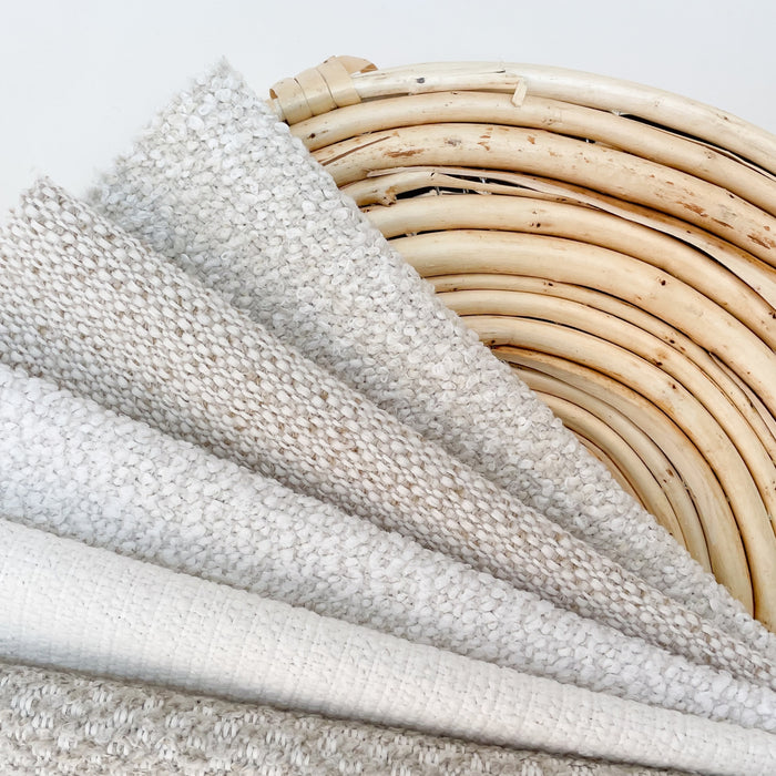 White Upholstery Fabric 